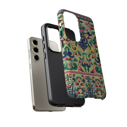 Colorful Flower Pattern by Owen Jones Phone Cases