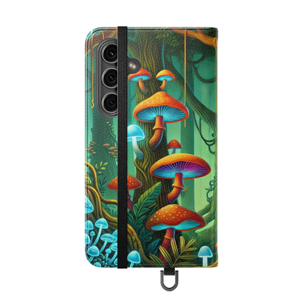 🐅🌿 Silent Stripes Flip Case – Stealth, Grace & Enchanted Forest