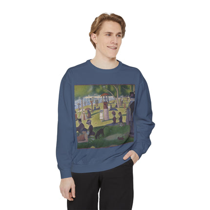A Sunday on La Grande Jatte by Georges Seurat Unisex Garment-Dyed Sweatshirt