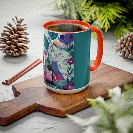 The Ladies Of The Secret Masquerade Colorful Mugs – Art Deco Floral Mystery