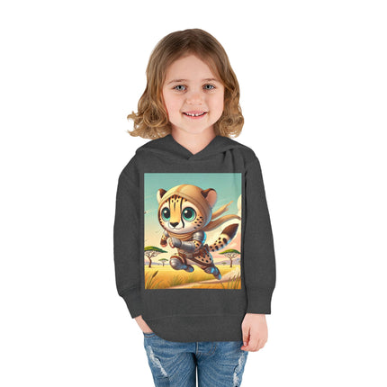 Swift Cheetah Toddler Pullover Fleece Hoodie