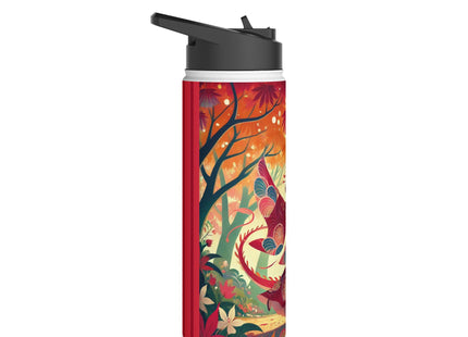The Dragon Fairy’s Dance Stainless Steel Water Bottle, Standard Lid