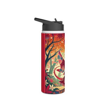 The Dragon Fairy’s Dance Stainless Steel Water Bottle, Standard Lid