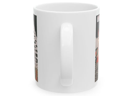 Mitsukuni Defying the Skeleton Spectre by Utagawa Kuniyoshi Ceramic Mug (11oz, 15oz)