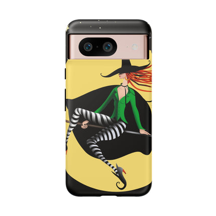 A Witch’s Moonlit Flight Phone Cases