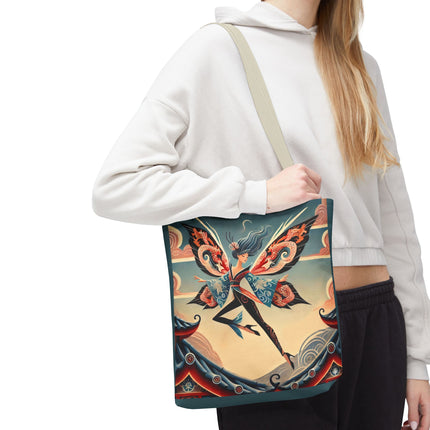 The Dragon Fairy of the Temple Tote Bag – Mythic Grace & Ancient Power
