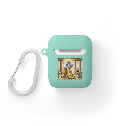 Playful Kitten in the Tea Room AirPods and AirPods Pro Case