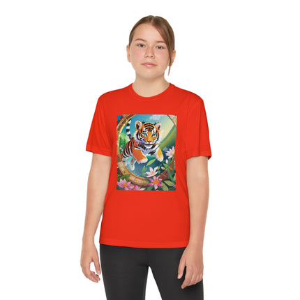 Majestic Tiger Cub Youth Competitor Tee – Courage, Adventure & Fiery Spirit