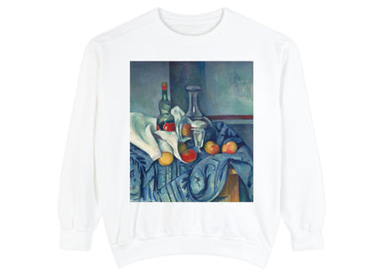 The Peppermint Bottle by Paul Cézanne Unisex Garment-Dyed Sweatshirt