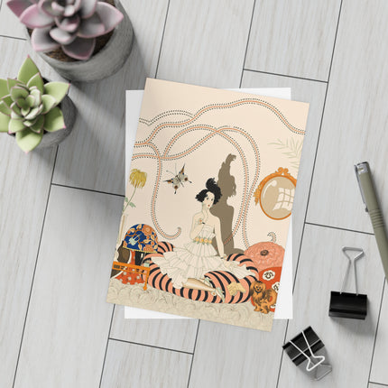 🪞🌸 The Lady In Her Curious Apartment Postcard Bundles – Art Deco Interior Elegance