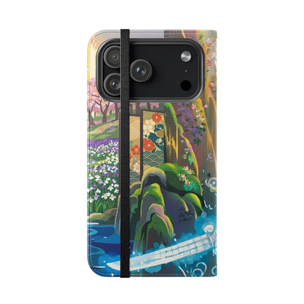 🐆⚔️ Circuit Samurai Jaguar Flip Case – Neon Power & Electric Honor