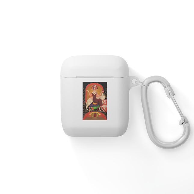 January & Garnet AirPods Case — Gem Series by Sofia Chiostri