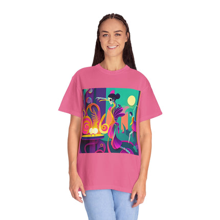 Dance of the Skeleton Ballerinas Unisex Garment-Dyed T-shirt