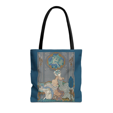 Liaisons Dangereuses by George Barbier Tote Bag (AOP)
