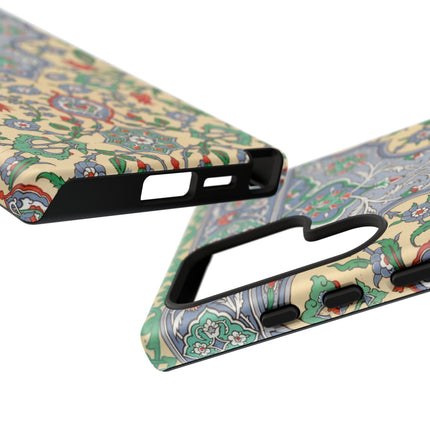 Arabic Art Pattern, Plate by Emile Prisse d’Avennes Phone Cases