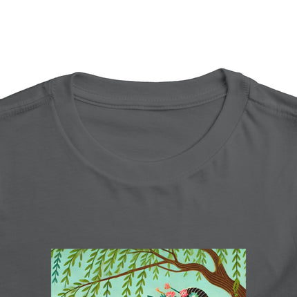 Sparrow Dance Geisha Fairy Toddler Short Sleeve Tee