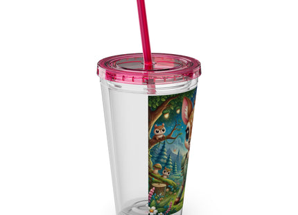 Fawn Defender Sunsplash Tumbler with Straw, 16oz