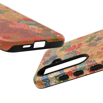 Ornamental Japanese Flower Pattern Phone Cases