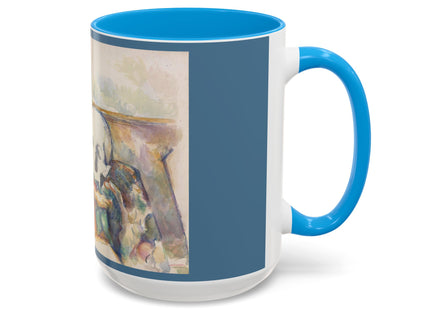 The Three Skulls by Paul Cézanne Colorful Mugs (11oz, 15oz)