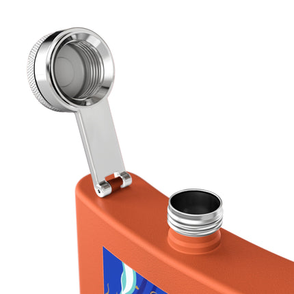 Rococo Stage Siren Flask – Theatrical Grace & Elegant Drama