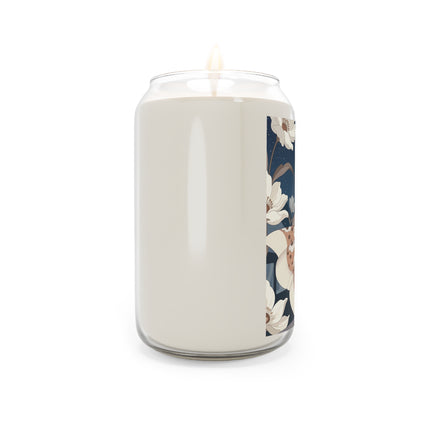 🌸✨ The Midnight Magnolia Masquerade Scented Soy Candle – Art Deco Nocturne