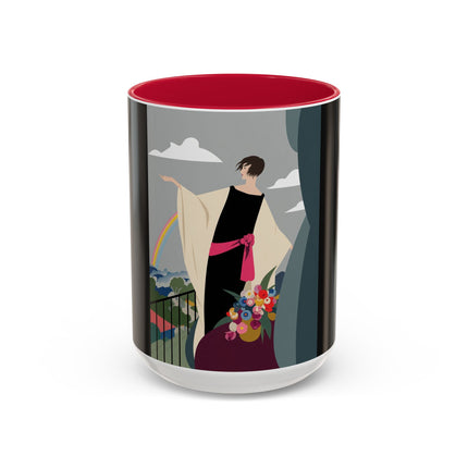 Rainbow Reverie Colorful Mugs – Elegant Renewal & Serene Beauty
