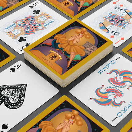 November & Topaz (from the Gem Series) by Sofia Chiostri Playing Cards