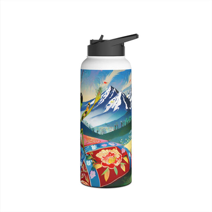 The Joyful Mantis Stainless Steel Water Bottle