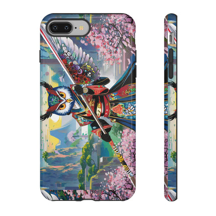 Cyberpunk Samurai Owl Phone Cases