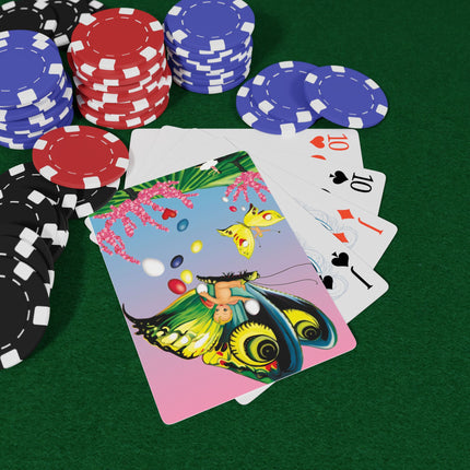 Flight of Easter Delight Playing Cards