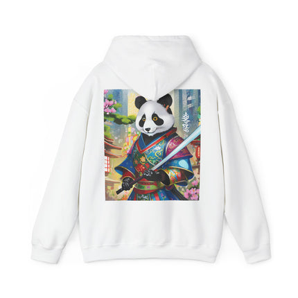 Cyberpunk Samurai Panda – Heavy Blend™ Hooded Sweatshirt