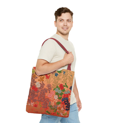 Japanese Flower Pattern by G.A. Audsley Tote Bag (AOP)