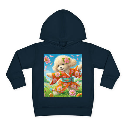 Chrysanthemum Meadow Play Toddler Pullover Fleece Hoodie