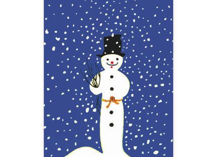 Snowman in Falling Snow Postcard Bundles (envelopes included)