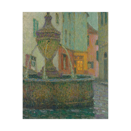 La Fontaine, Saint-Paul De Vence by Henri Le Sidaner Puzzle (110, 252, 500-Piece)