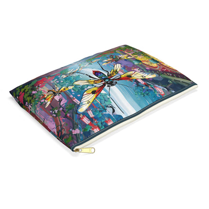 Neon Swarm Pencil Case