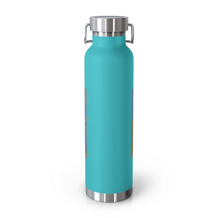 The Bedroom by Vincent van Gogh Copper Vacuum Insulated Bottle, 22oz