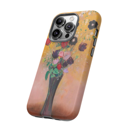 Vase of Flowers by Odilon Redon Phone Cases