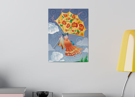 Flight of Blossoms Matte Canvas, Stretched, 0.75"