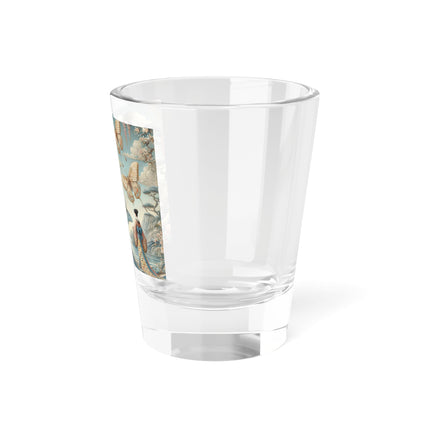 Butterfly Empress Shot Glass – Graceful Butterflies & Timeless Elegance