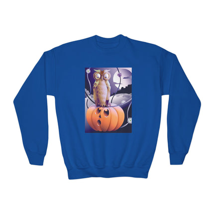 The Startled Pumpkin Youth Crewneck Sweatshirt