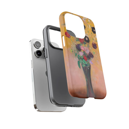 Vase of Flowers by Odilon Redon Phone Cases