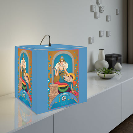 April & Diamond Zodiac Light Cube Lamp