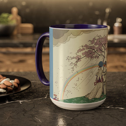 L’Arc-en-Ciel by George Barbier Colorful Mugs (11oz, 15oz)