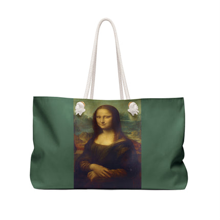 Mona Lisa by Leonardo da Vinci Weekender Bag