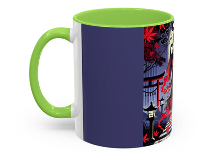 Halloween Sorceress Colorful Mugs (11oz, 15oz)