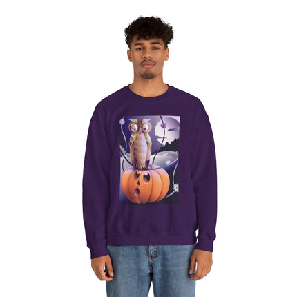 The Startled Pumpkin Unisex Heavy Blend™ Crewneck Sweatshirt