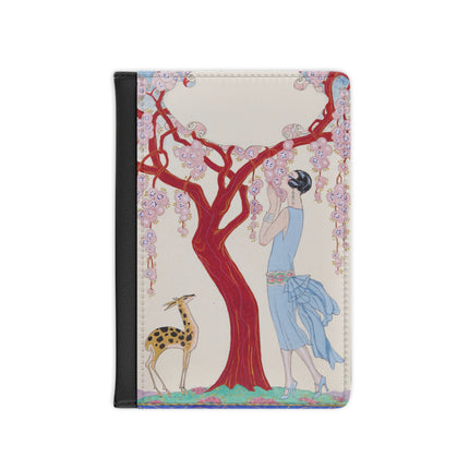 Woman, Fawn, and Red Tree by George Barbier Passport Cover