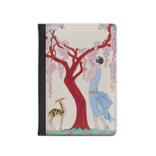 Woman, Fawn, and Red Tree by George Barbier Passport Cover