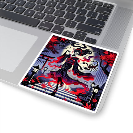 Halloween Sorceress Kiss-Cut Stickers (4 Sizes)